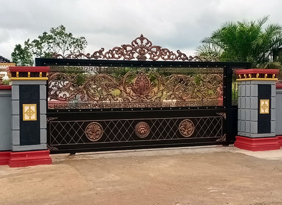 Pagar Klasik Palembang, Bengkel las Kharisma Baja, Jasa konstruksi dan bangunan. bengkel las, kharisma baja, pagar baja, pagar klasik, pagar balkon, reling tangga, tralis, baja ringan