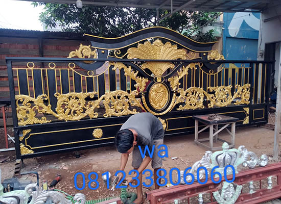 Pagar Klasik Palembang, Bengkel las Kharisma Baja, Jasa konstruksi dan bangunan. bengkel las, kharisma baja, pagar baja, pagar klasik, pagar balkon, reling tangga, tralis, baja ringan