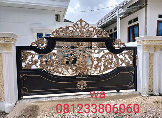 Pagar Klasik Palembang, Bengkel las Kharisma Baja, Jasa konstruksi dan bangunan. bengkel las, kharisma baja, pagar baja, pagar klasik, pagar balkon, reling tangga, tralis, baja ringan