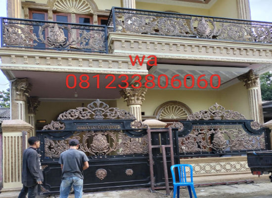 Pagar Klasik Palembang, Bengkel las Kharisma Baja, Jasa konstruksi dan bangunan. bengkel las, kharisma baja, pagar baja, pagar klasik, pagar balkon, reling tangga, tralis, baja ringan