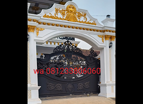 Pagar Klasik Palembang, Bengkel las Kharisma Baja, Jasa konstruksi dan bangunan. bengkel las, kharisma baja, pagar baja, pagar klasik, pagar balkon, reling tangga, tralis, baja ringan