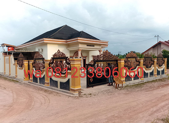 Pagar Klasik Palembang, Bengkel las Kharisma Baja, Jasa konstruksi dan bangunan. bengkel las, kharisma baja, pagar baja, pagar klasik, pagar balkon, reling tangga, tralis, baja ringan