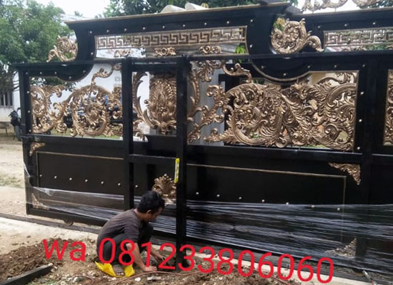 Pagar Klasik Palembang, Bengkel las Kharisma Baja, Jasa konstruksi dan bangunan. bengkel las, kharisma baja, pagar baja, pagar klasik, pagar balkon, reling tangga, tralis, baja ringan