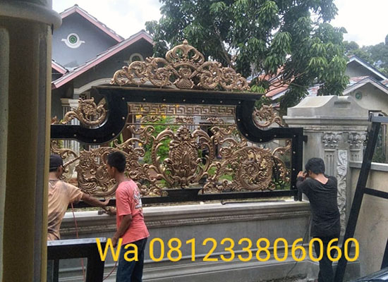 Pagar Klasik Palembang, Bengkel las Kharisma Baja, Jasa konstruksi dan bangunan. bengkel las, kharisma baja, pagar baja, pagar klasik, pagar balkon, reling tangga, tralis, baja ringan