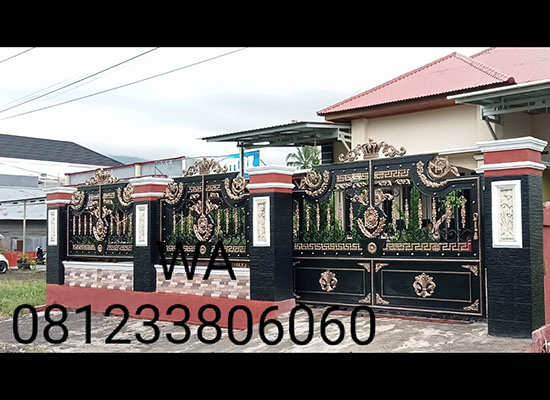 Pagar Klasik Palembang, Bengkel las Kharisma Baja, Jasa konstruksi dan bangunan. bengkel las, kharisma baja, pagar baja, pagar klasik, pagar balkon, reling tangga, tralis, baja ringan